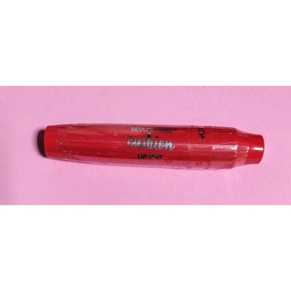 Revlon Kiss Cushion Lip Tint High End Coral 250 Makeup Set Orange Pink Lipstick - Picture 10 of 16